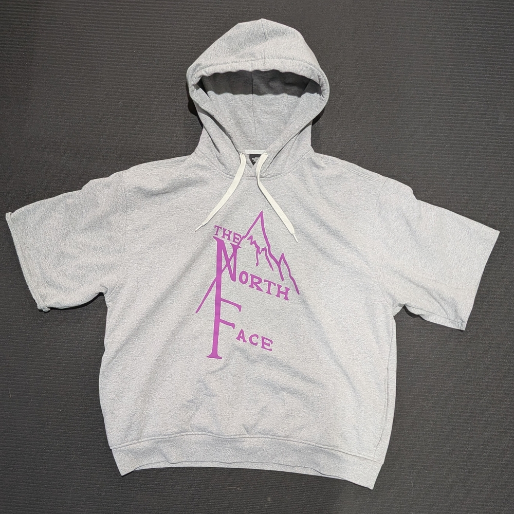 The North Face Men's 1966 Short Sleeve Oversized Hoodie | Large | Gray | TNF